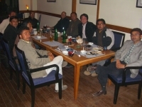 dinner with Nepal OSS people